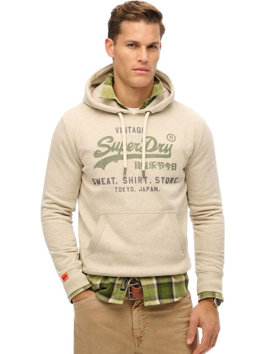 Superdry Ζακέτα Pelican Beige Marl