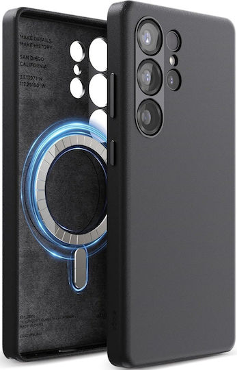 Elago Back Cover Δερμάτινο / Πλαστικό 1.9mm Αδιάβροχο Μαύρο (Galaxy S25 Ultra)