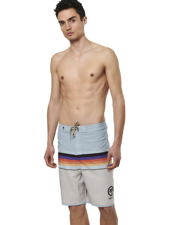Body Action Ανδρικό Μαγιό Βερμούδα Rainbow Stri...