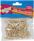 Wooden Pegs 25mm/40pcs Groovy