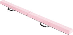 Costway Folding Balance Beam 210 cm Removable Suede Cover Kids Fh10133fs