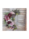 Gold Metal Flower Wreath