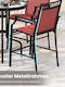 Outdoor Chair Metallic Re 66x62x114cm