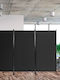 Costway Dekorativer Raumteiler aus Leinwand 260x183cm