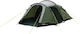 Outwell Earth 4 Plus Σκηνή Camping Τούνελ Πράσινη 3 Εποχών για 4 Άτομα 420x260x140εκ.