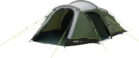 Outwell Earth 4 Plus Σκηνή Camping Τούνελ Πράσινη 3 Εποχών για 4 Άτομα 420x260x140εκ.