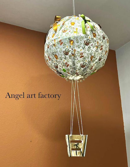 Kids Ceiling Light "Hot Air Balloon Jungle"