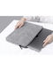 Калъф за защита и транспорт Thd Brand за Apple MacBook Air M2 13.6 инча и Apple MacBook Air M1 13.3 инча, сив цвят