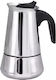 Belogia Stovetop Espresso Pot Inox Maro
