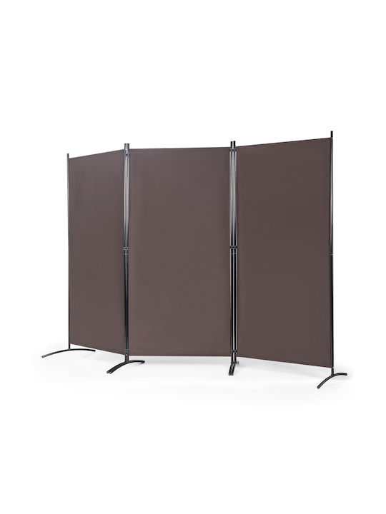 Costway Dekorativer Raumteiler aus Leinwand 260x183cm