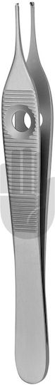 Хирургични форцепси Адсон 1 X 2 зъба 1.2мм 12см 4 3/4" Hebu Hb0362