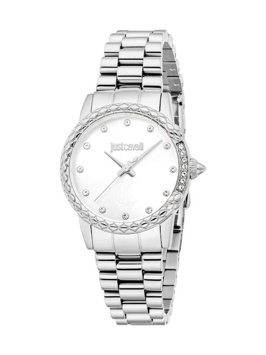 Just Cavalli Animalier Women's Watch with Silve...