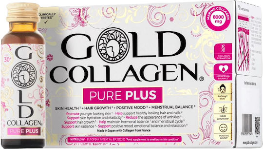 Gold Collagen Gold Collagen Pure Plus Cu Vitamina C Acid Hialuronic Și Biotină 50ml Pure