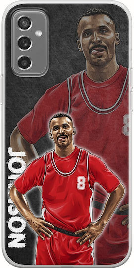 European Basketball Legends Eddie Johnson Samsung Galaxy M13 4g Flexible TPU Transparent Silicone