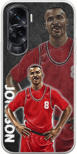 Legendele Baschetului European Eddie Johnson Honor 90 Lite 5G TPU Flexibil Silicon Transparent