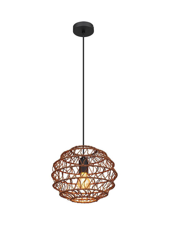 Globo Lighting Κρεμαστό Φωτιστικό Μαύρο με Ντου...