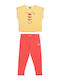 Kids' Set with Leggings Summer 2pcs Yellow