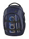 Polo Cryptic School Bag Backpack Junior High-High School Night Blue with Water Bottle Holder 23Liters 2025