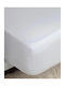 Sheet Double with Elastic 140x190+30cm. White
