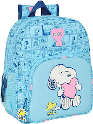 Peanuts Snoopy and Woodstock Bag Trolley Blue Peanuts Snoopy and Woodstock Bag Trolley Blue