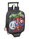 Avengers School Bag Trolley Elementary, Elementary Black