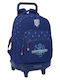 Harry Potter School Bag Trolley Elementary, Elementary Blue with Water Bottle Holder