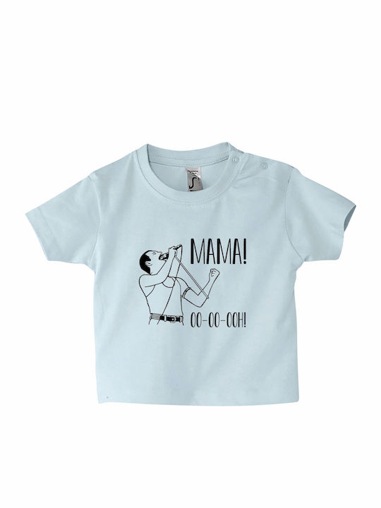 Παιδικό T-shirt Baby Blue Mama, The Queens, Fre...