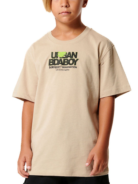 Kinder-T-Shirt Taupe Grey