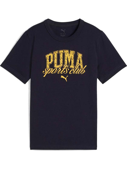 Kids' T-shirt Dark Blue Graphic