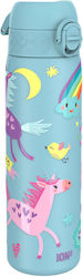 Ion8 Bottle Unicorn 600ml Light Blue