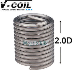 V-coil 07411 Σπείρωμα Επισκευής M8x1.25-2.0d