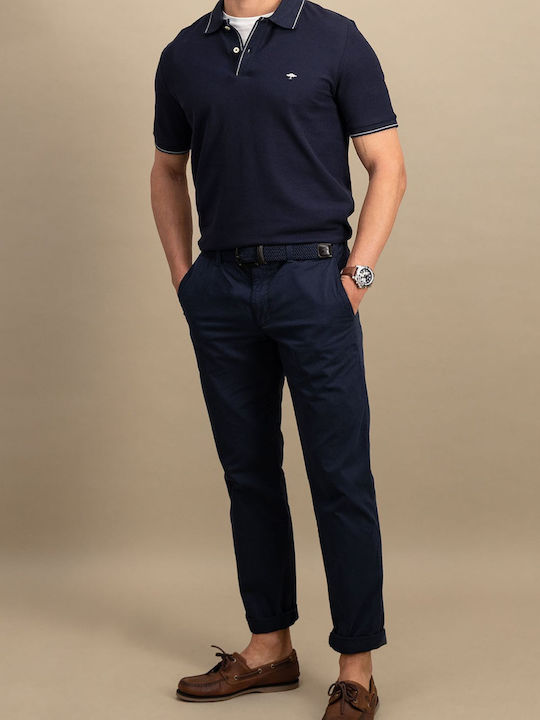 Fynch Hatton Polo Μπλούζα Κοντομάνικη Navy Blue