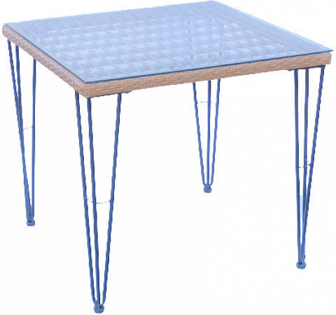 Τραπέζι Leon 80x80x80 Φυσικό Τραπέζι Leon 80x80x80 Φυσικό