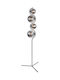 Globo Lighting Floor Lamp H160xW66cm. with Socket for Bulb E14 Black