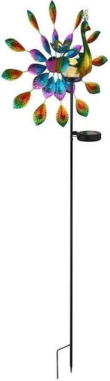 Globo Lighting Spiked Solar Light with Warm White Light 3000K IP44 38cmx25cmx120cmcm
