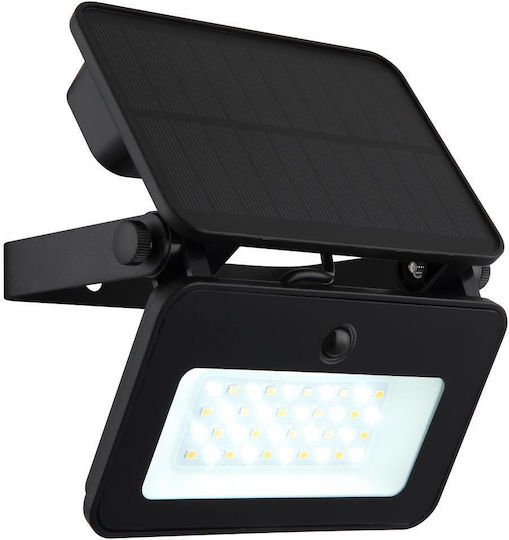Globo Lighting Wall Mounted Solar Light 8W 1300lm Cold White 6500K with Motion Sensor IP65 14.3cmx15.5cmcm