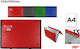 Akkordeon-Ordner Rot Groß A4 Elastisch 13 Fächer Mp Pc335f-rd