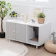 Costway Multifunctional Cat Box 3-in-1 Privacy Stability Pv10002gr