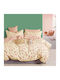 Pucioasa Duvet Cover Set 200x230cm Double with 4 Pillowcases & 1 Bed Sheet Pink