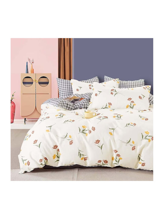 Pucioasa Bettbezug-Set Doppelbett mit 2 Kissenb...