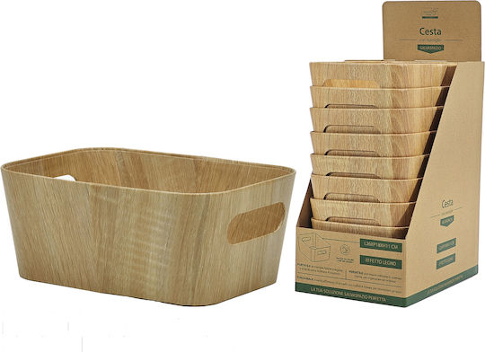 ArteLibre Aufbewahrungskorb Bamboo 26x18x11cm 1Stück