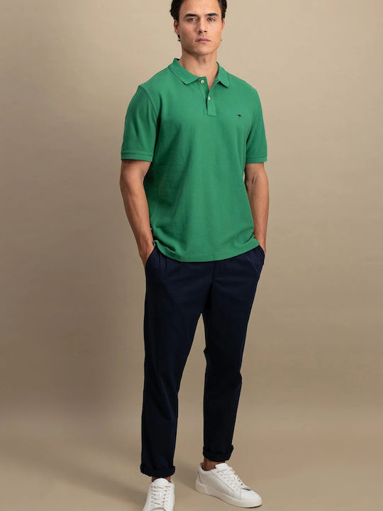 Fynch Hatton Polo Kurzarmbluse Green
