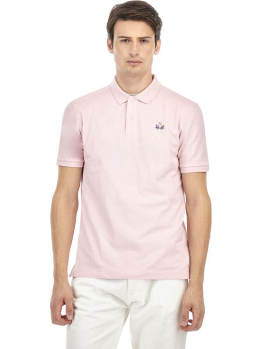 Поло Блуза с къс ръкав Light Pink