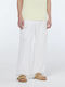The Daze Men's Jeans Pants Cargo with Loose Fit Faded White