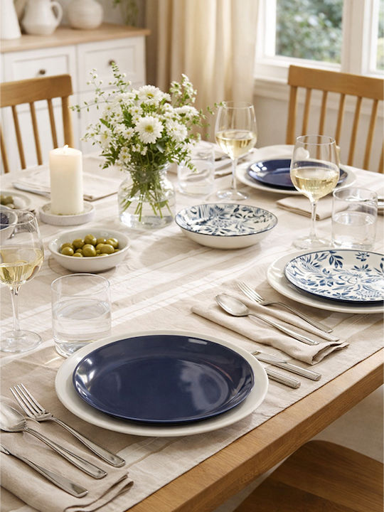 ArteLibre Blue Porcelain Dinnerware Set 18pcs