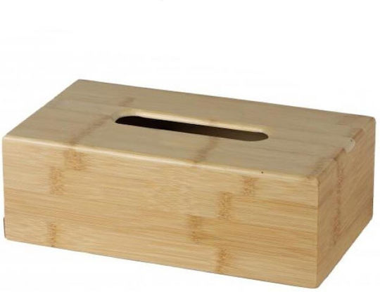 Θήκη για Χαρτομάντηλα Ξύλινη Καφέ 25x14x8.7cm AT3242
