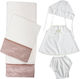 Nuova Vita Set Christening Oilcloths Ecru 3 Pieces