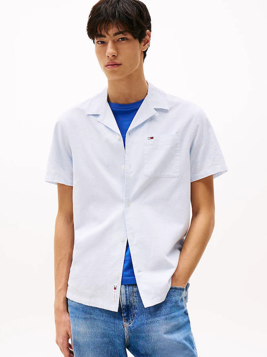 Tommy Hilfiger Leinen Hemd Sky Blue Tommy Hilfiger Leinen Hemd Sky Blue