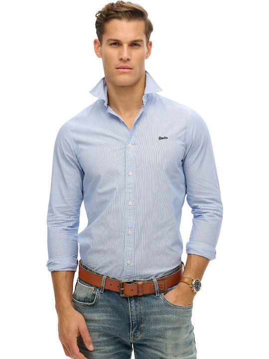 Superdry M D2 Stud Long-sleeved Shirt Striped I...