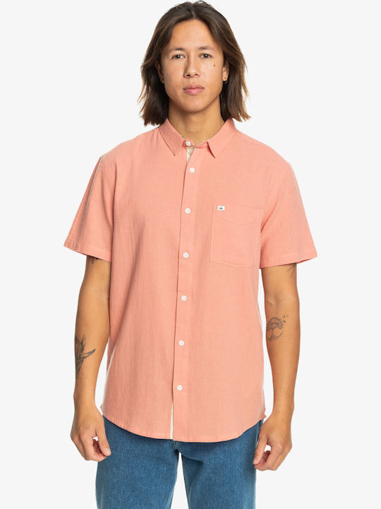 Quiksilver Time Box Κοντομάνικο Βαμβακερό Πουκά...
